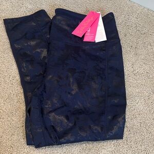 Lilly Pulitzer Luxletic Navy Camouflage Leggings